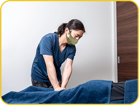 長年の修行・経験ありの男性セラピストによる施術